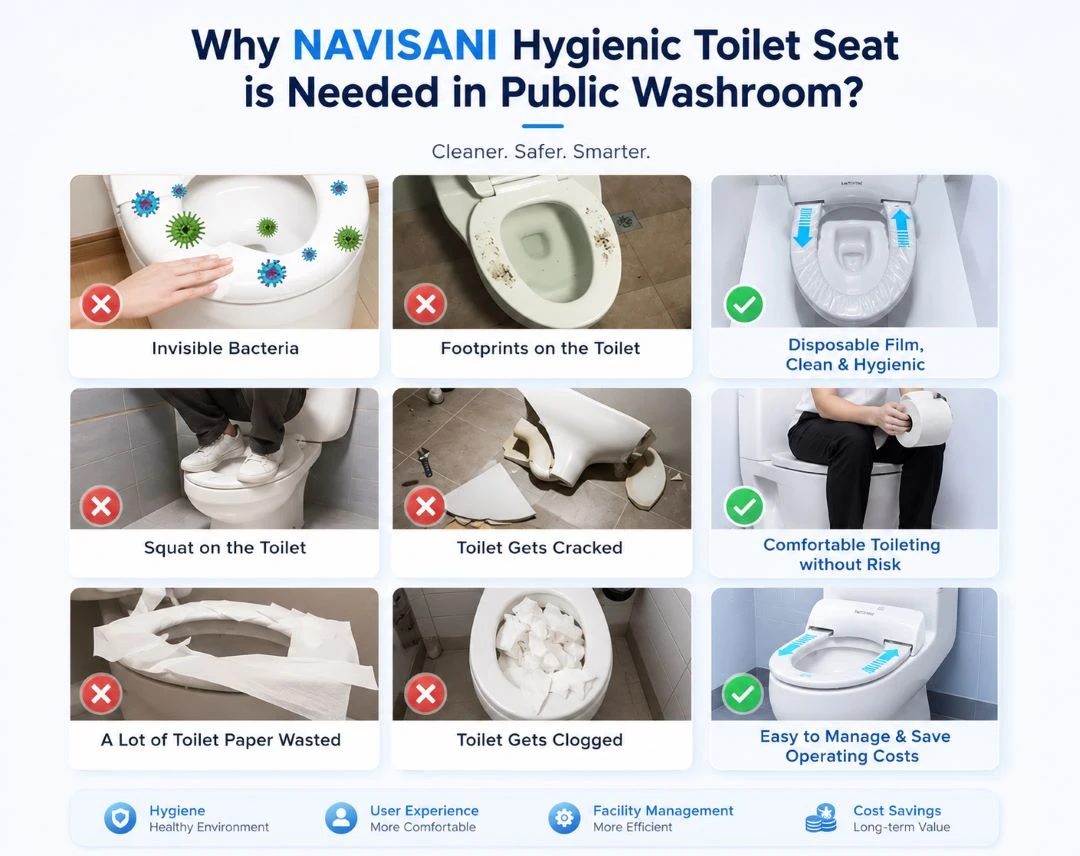 Why is NAVISANI Hygienic Toilet Seat Essential in Public Restrooms Why is NAVISANI Hygienic Toilet Seat Essential in Public Restrooms